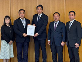 令和８年度予算要望書を提出